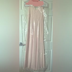J.Crew Silk Maxi dress in Soft Pink